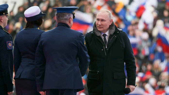 Rusko na Ukrajine bojuje za svoje historické územia, vyhlásil Putin