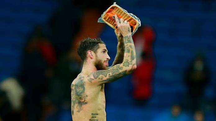 Sergio Ramos s balíčkom bravčového mäsa.