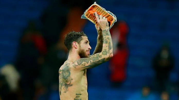Sergio Ramos s balíčkom bravčového mäsa.