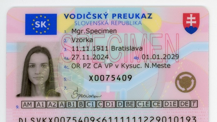 Nový dizajn vodičského preukazu