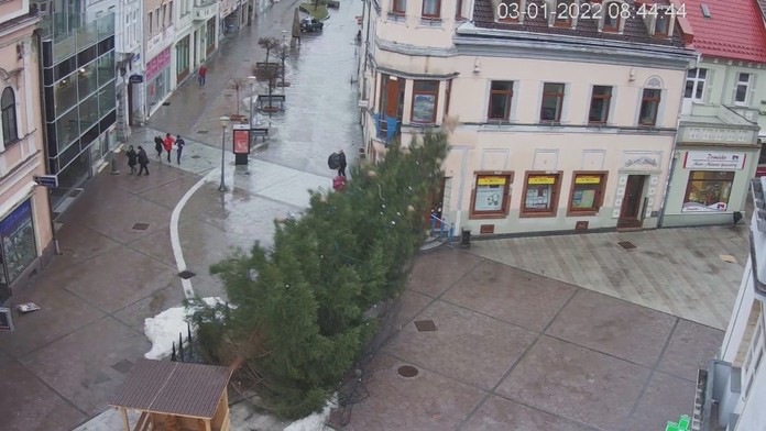 Zrutený stomček v Ružomberku.