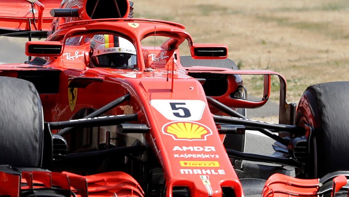 Nemec Sebastian Vettel na VC Veľkej Británie.