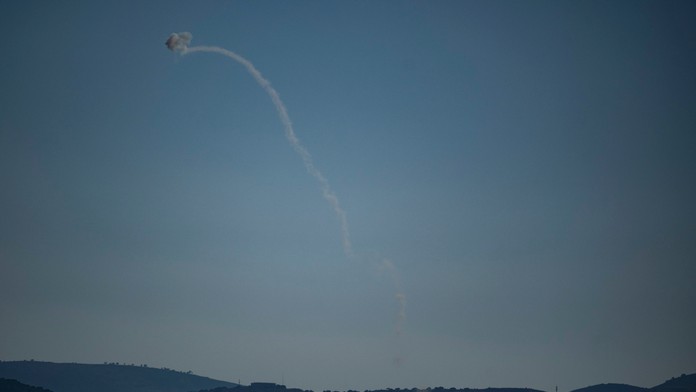 Zostrelený dron nad Golanskými výšinami (ilustračná snímka) 