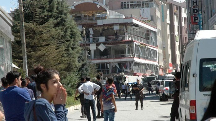 Výbuch v prevažne kurdskej provincii Van.