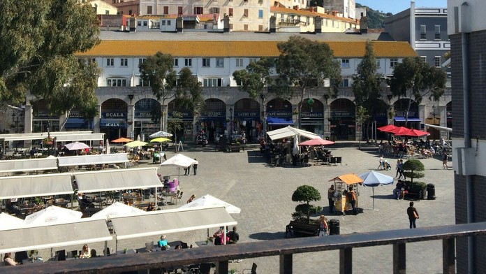 Námestie Grand Casemates v Gibraltári