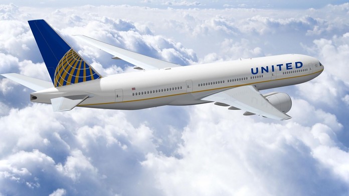 Lietadlo United Airlines.
