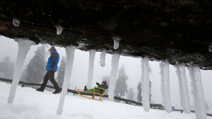 Zima a mráz - ilustračná snímka.