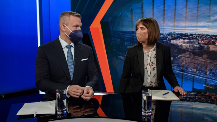 Peter Pellegrini a Veronika Remišová v Na telo.