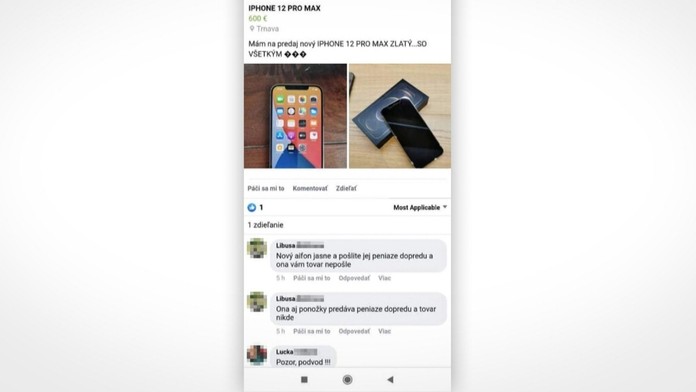 Predáva tovar, ktorý nikdy nepošle. Na sociálnej sieti úraduje podvodník