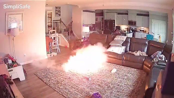 VIDEO: Pes sa zahryzol do batérie a spôsobil požiar. Prípad zachytila bezpečnostná kamera