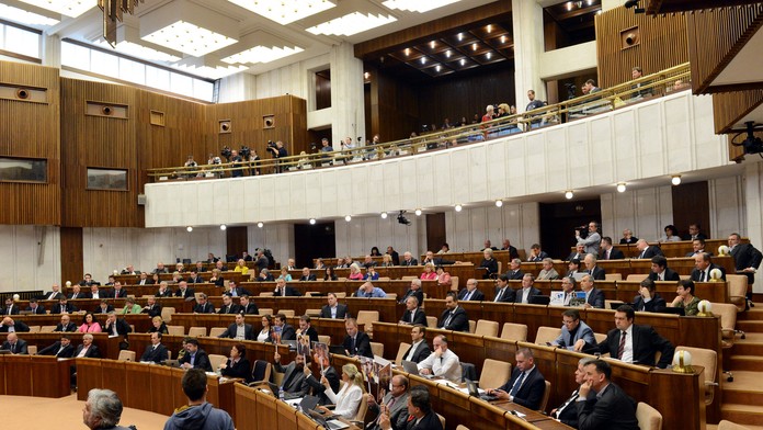 Slovenský parlament.