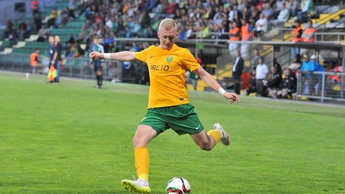 Na snímke útočník Žiliny Lukáš Čmelík.