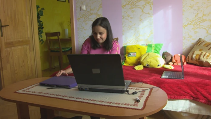 Spisovateľka Michaela Mihóková. 
