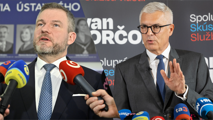Peter Pellegrini a Ivan Korčok.