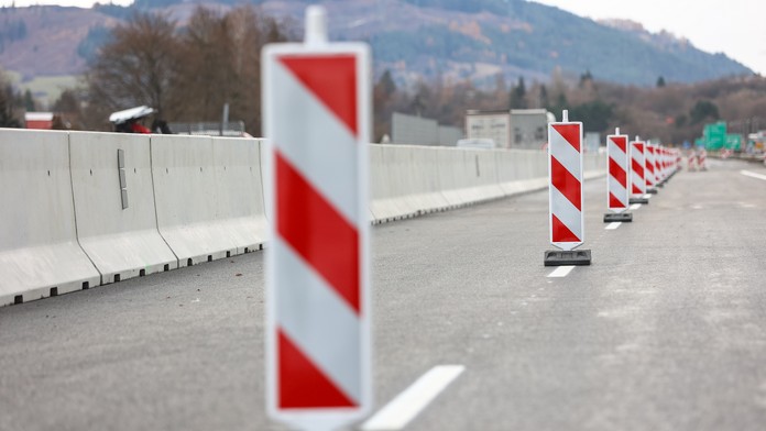 Na snímke stavebné práce na stavbe D1 Hubová - Ivachnová.