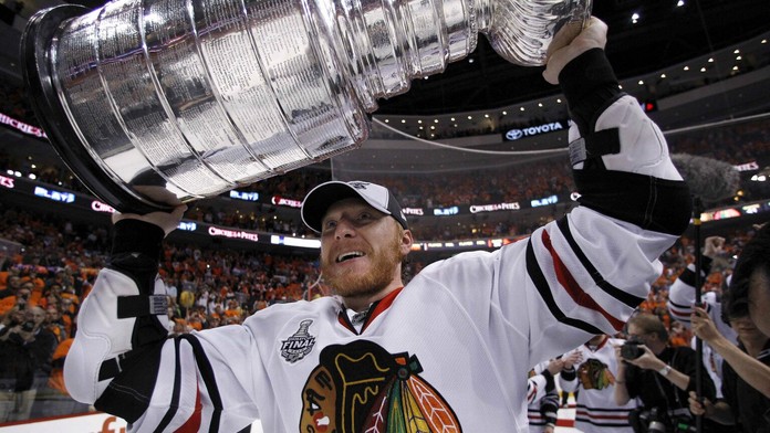 Marián Hossa so Stanley Cupom.