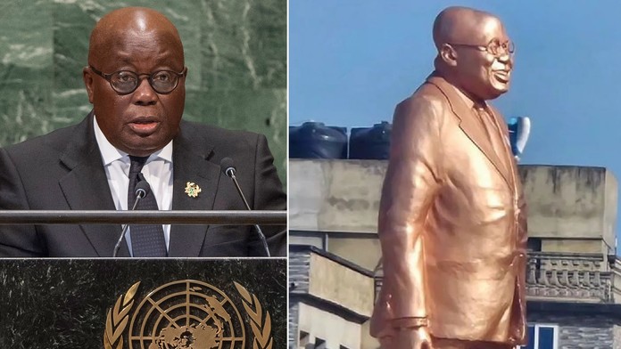 Ghanský prezident si nechal postaviť vlastnú sochu. Jeho krok vyvolal odpor aj posmešky