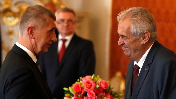 Andrej Babiš a Miloš Zeman