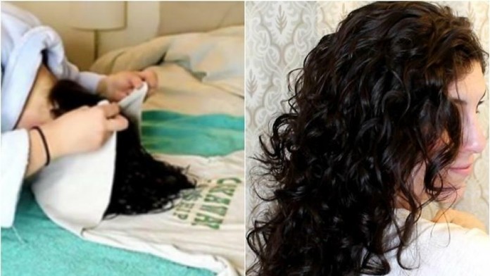 Krásne kučery počas noci.