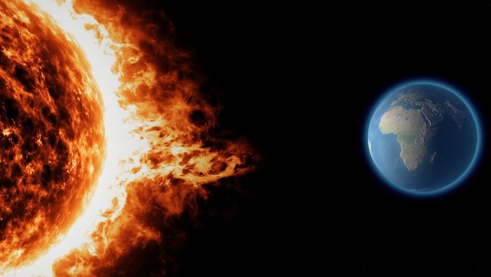 Geomagnetická búrka zo Slnka (ilustračná snímka)