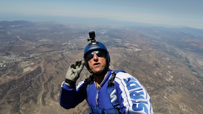 Parašutista Luke Aikins 