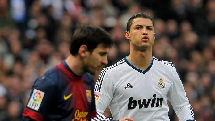 Cristiano Ronaldo a Lionel Messi