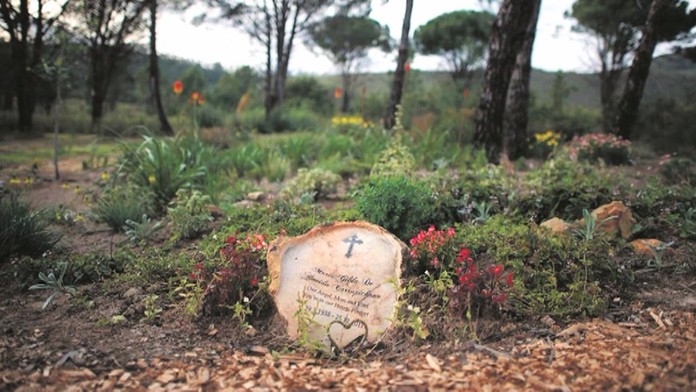 Pochovávanie v súlade s prírodou.