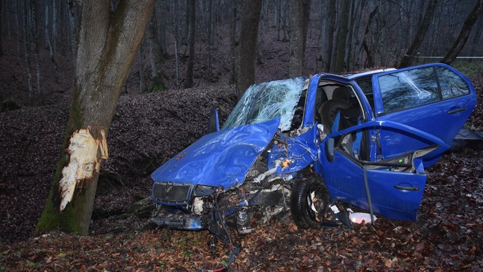 Smrteľný náraz do stromu pri Revúcej: Nehodu neprežili dve osoby