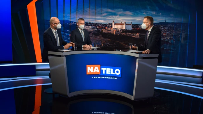 Richard Sulík a Peter Pellegrini v Na telo.