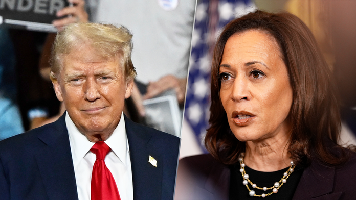 Donald Trump a Kamala Harrisová.