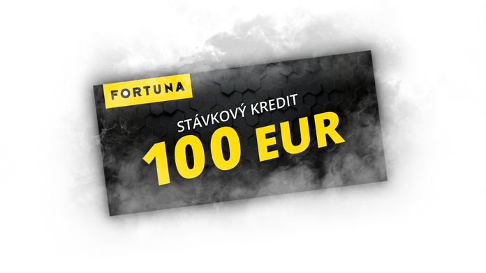 Vyhraj stávkový kredit od stávkovej spoločnosti Fortuna v hodnote 100 eur.