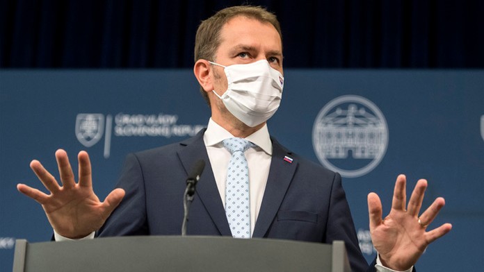 Predseda vlády Igor Matovič.