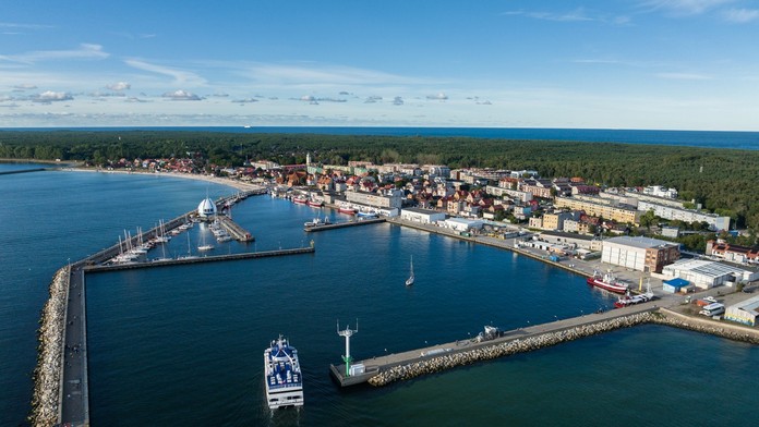 More pri meste Jastarnia v Poľsku.