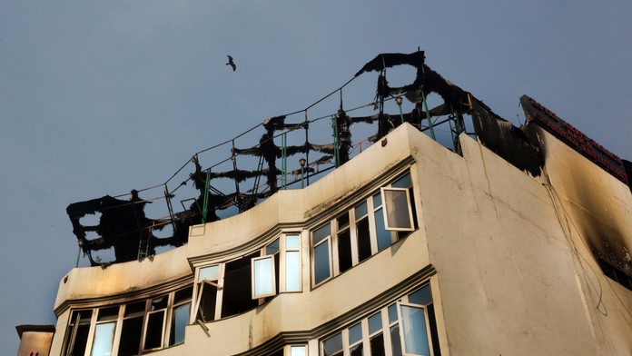 Požiar v hoteli v Indii