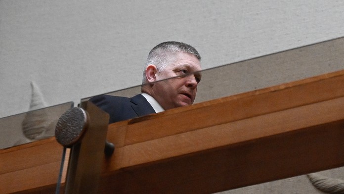 Na snímke predseda vlády SR Robert Fico (Smer-SD).