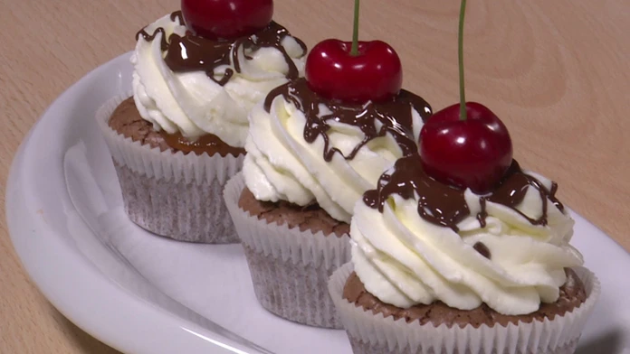 Brownies cupcake s pribináčikovým krémom si zamilujete