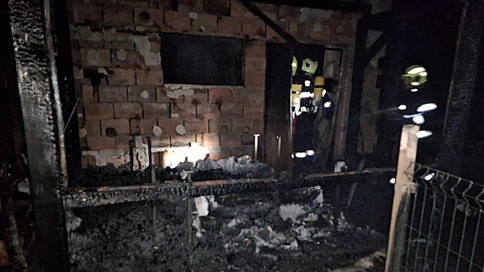 Požiar domu v Žiline. 