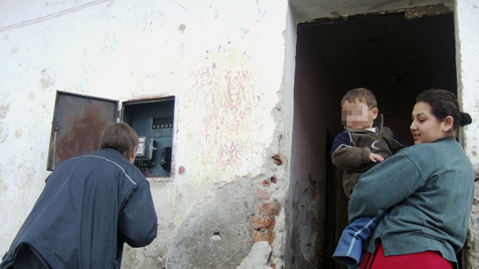 Ilustračná snímka z rómskej osady Vilčurňa.