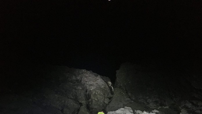 Tragický pád muža v oblasti Kolového štítu.