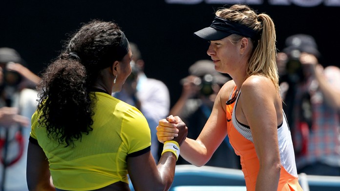 Serena Williamsová a Maria Šarapovová