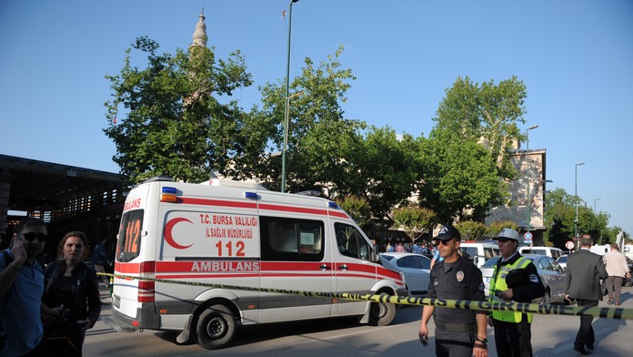 žena sa odpálila v Burse