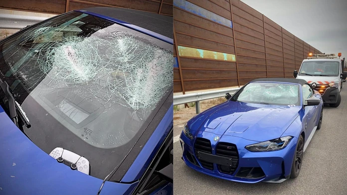 Scéna ako z videohry. Vodič na diaľnici pri Bratislave rozbíjal obuškom požičané BMW