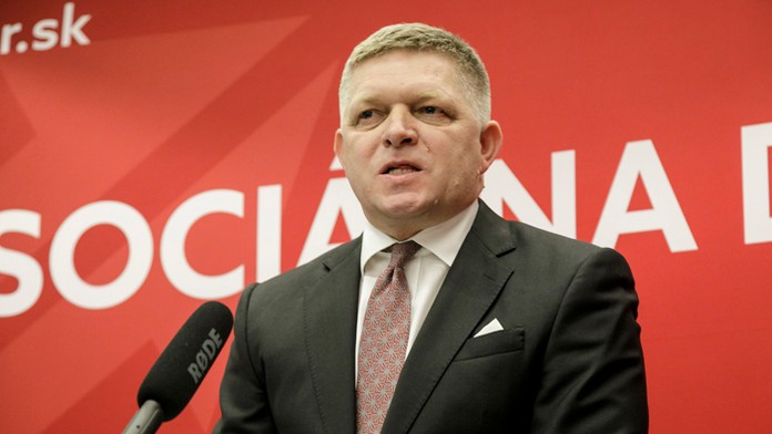 Predseda Smer-SD Robert Fico.