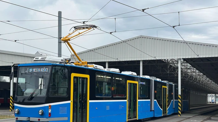 Prvá klimatizovaná električka dorazila do Košíc.