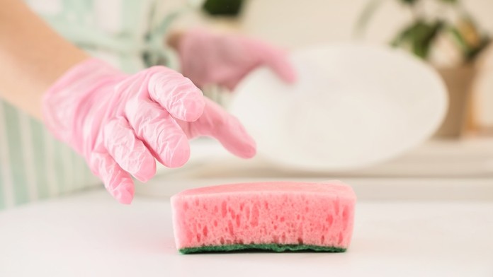 Kuchynské špongie sú plné baktérií