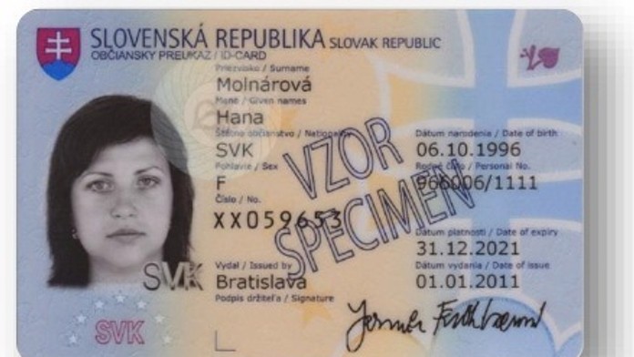 Občiansky preukaz - ilustračná foto
