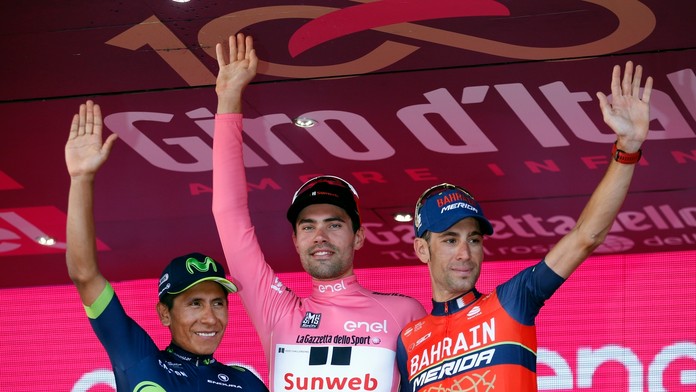 Holandský cyklista Tom Dumoulin dosiahol celkové prvenstvo na jubilejnom stom ročníku cyklistických pretekov Giro d'Italia.