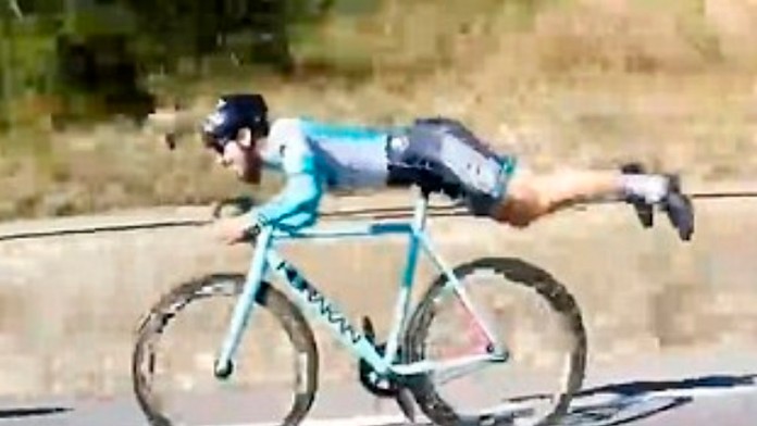 Michael Guerra a jeho zjazd "na Supermana".