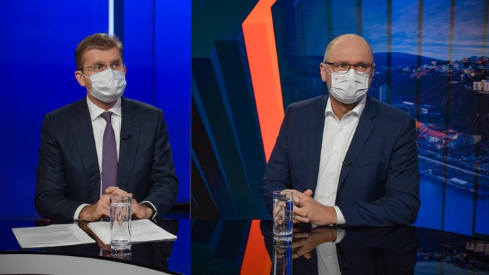 Peter Žiga a Richard Sulík.