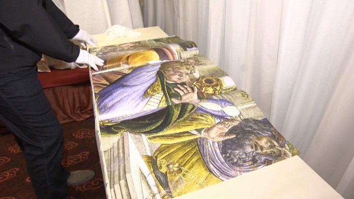 Sixtínska kaplnka v knihe.